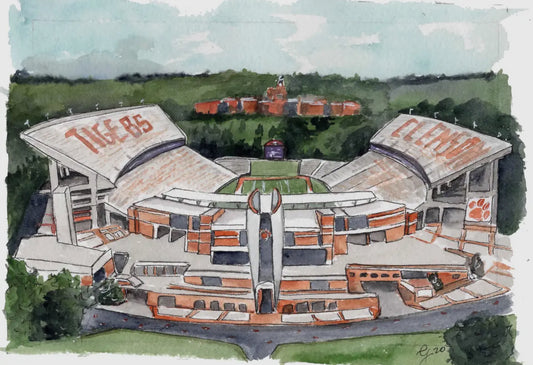 Clemson Football Stadium Print